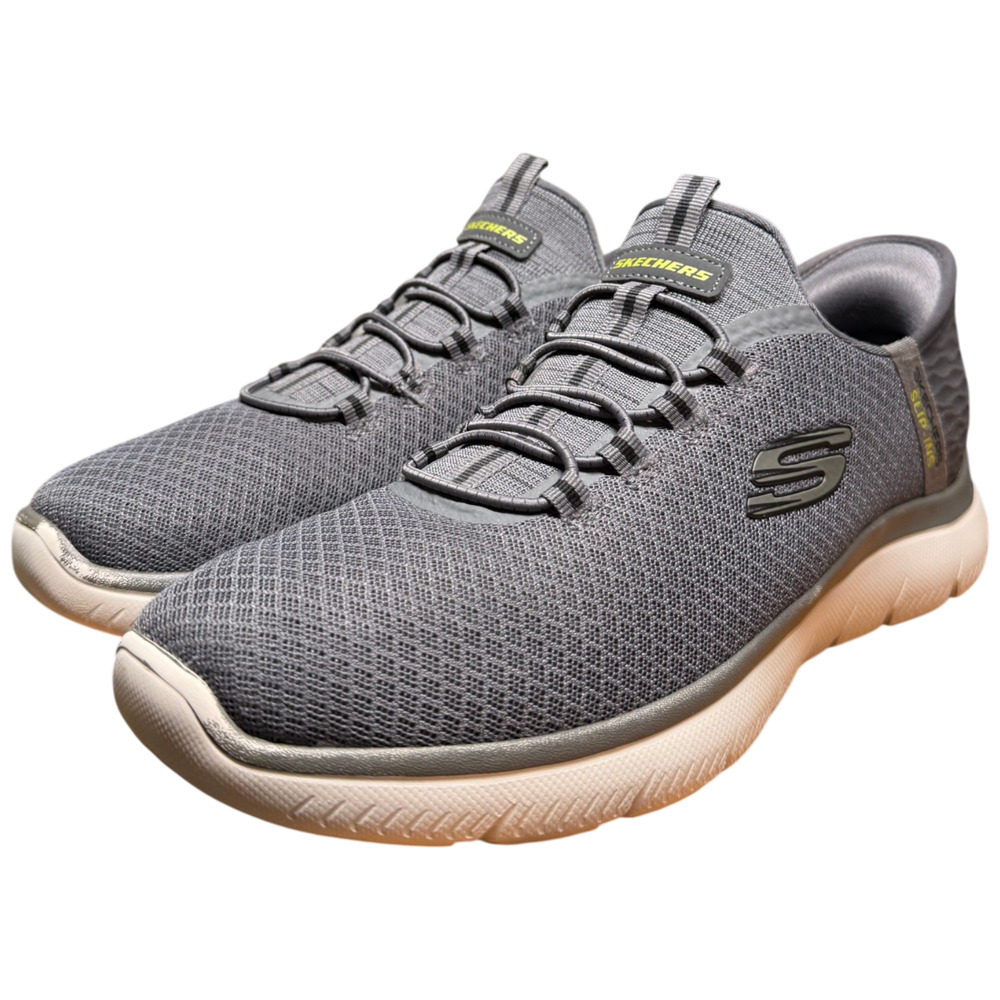 Skechers Slip-Ins Summits High Range Men's Size 9 Charcoal Hands Free Shoes - Picture 2 of 16